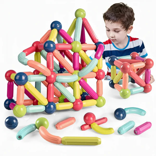 MagniKids™ | Bloques magnéticos para armar (36 piezas)